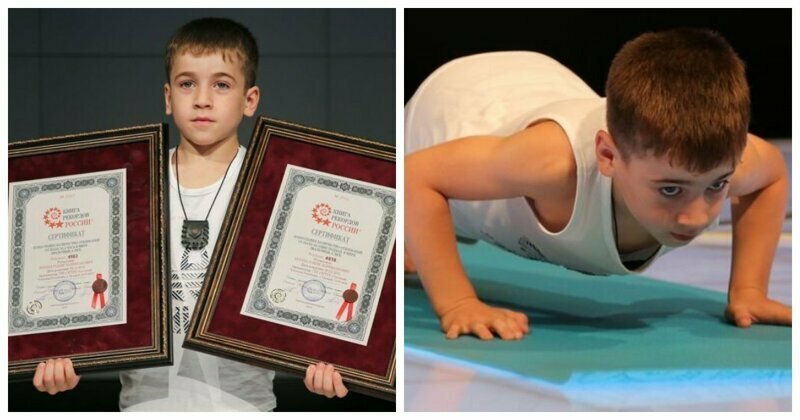 6-летний "чеченский Шварценеггер" поставил два новых рекорда